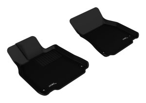 Lexus LS460L Floor Mats - Front - 3D MAXpider - KAGU Series - Black - `07-`12